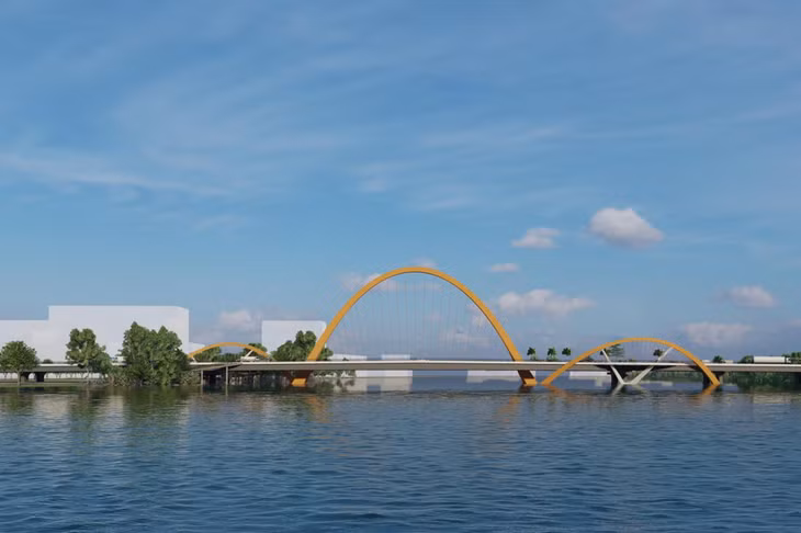 Cua Luc Bridge 3 crossing Dien Vong River (Cua Luc Bay) has a total length of 2.6km and 6 lanes. The first point connects the main road of FLC Urban Area at Ha Khanh ward and the ending point intersects the national highway No. 279 in Ha Long city.