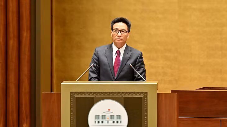 Deputy PM Vu Duc Dam at the conference
