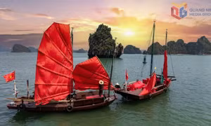 Sails carrying aspirations far beyond