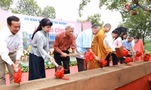 Quang Tan commune begins restoration of Sau Shrine