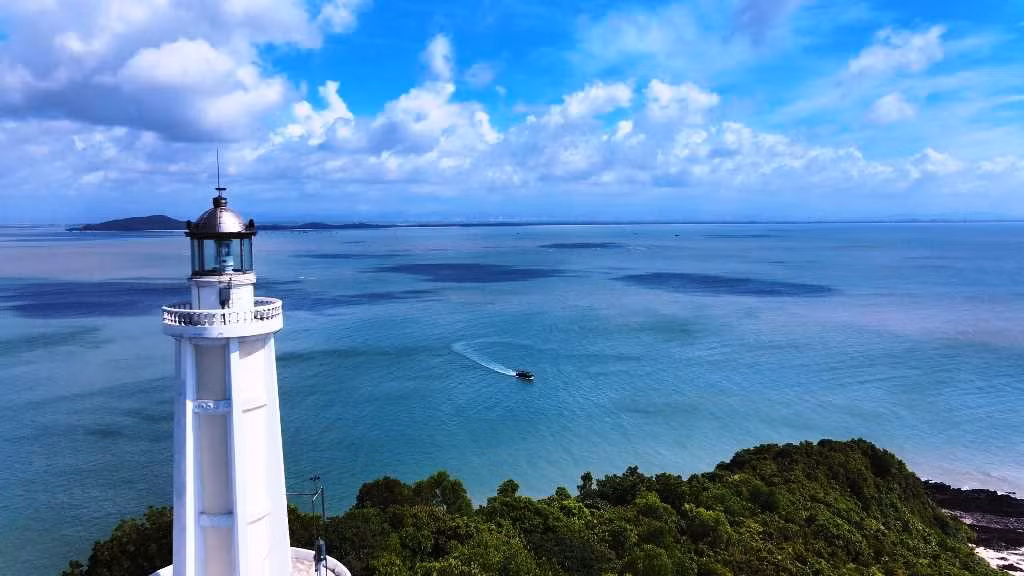 The lighthouses not only illuminate waterways at night, they also represent the maritime sovereignty of Vietnam.