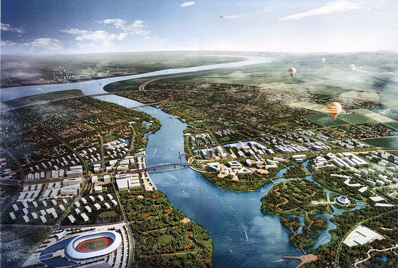Quang Yen town’s master planning perspective