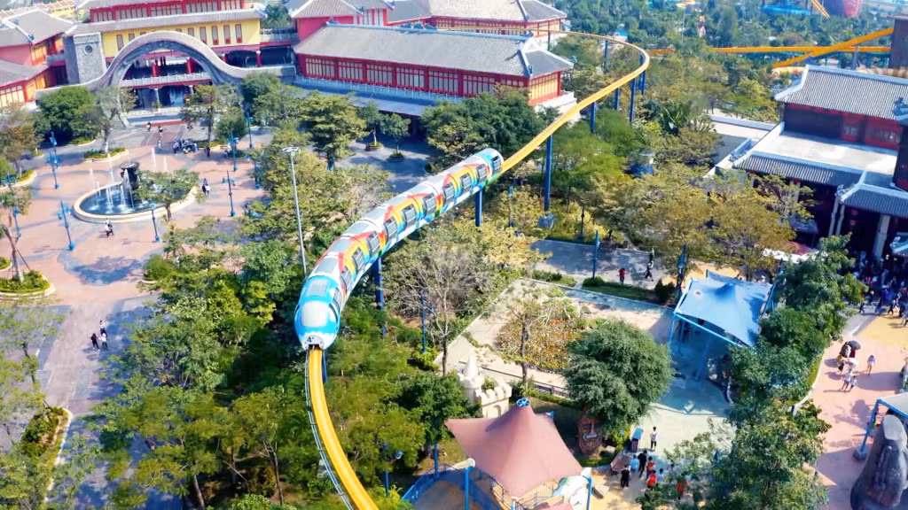 Recreational parks attract lots of tourits.