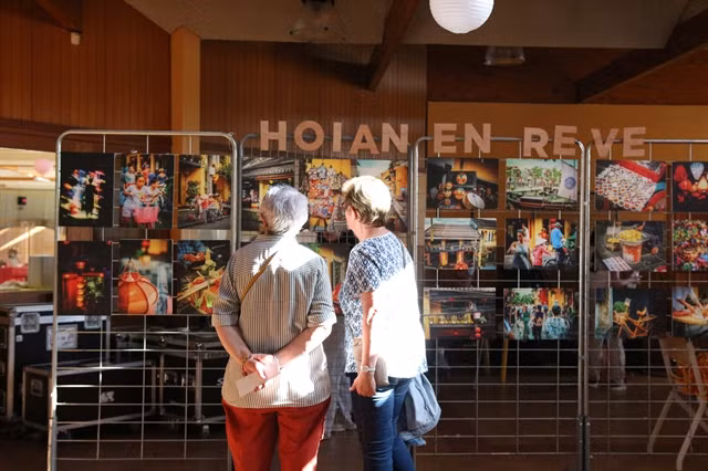A photo exhibition on Hội An attracted much French interest. Photos Courtesy of the organisers