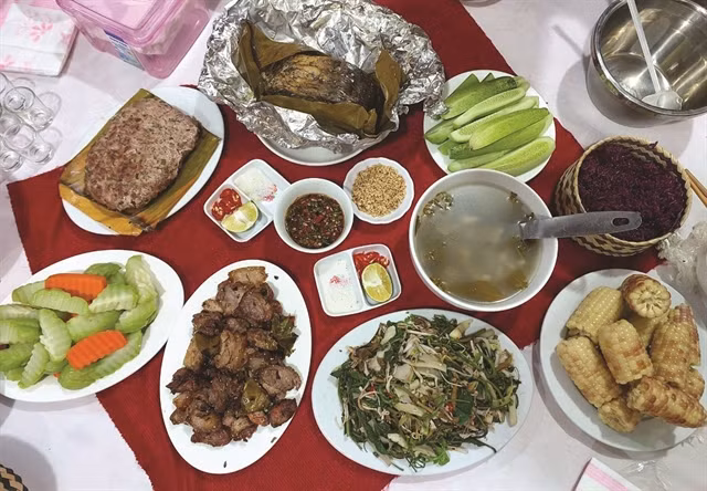 A wide range of delicacies made from local ingredients. VNS Photo Ngo Minh