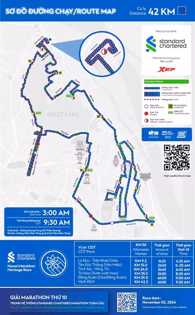 Road map of 42km category. — Photo courtesy of the organiser