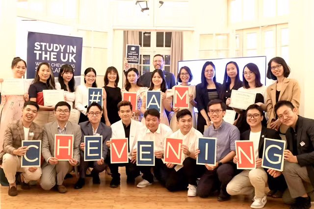 British Ambassador to Việt Nam Ian Frew had a meeting last month with 23 Vietnamese scholars receiving 2023/24 Chevening scholarship, a fully funded scholarship scheme of the UK. Việt Nam-UK educational collaborations have expanded, with schools and institutions from both our countries forging strong partnerships. — Photo courtesy of British Embassy in Hà Nội