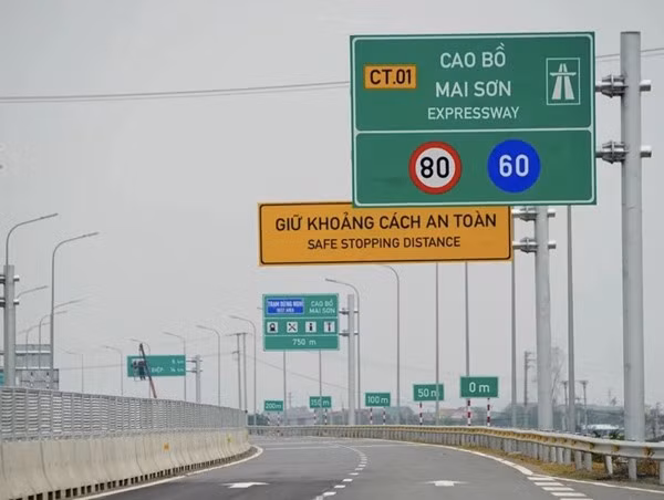 The Cao Bồ-Mai Sơn section of the North-South Expressway will be expanded from four to six lanes. Photo kinhtedothi.vn