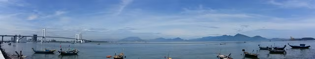 Fishing boats dock at a port in Đà Nẵng City. The beach hub plays as a main gate to the East Sea, or South China Sea, and a centre of international logistics connecting Việt Nam and the global maritime service. VNS Photo Công Thành