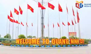 Quang Ninh City welcomes in a sea of flags and flowers 