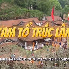 Three patriarchs of Truc Lam Zen Buddhism