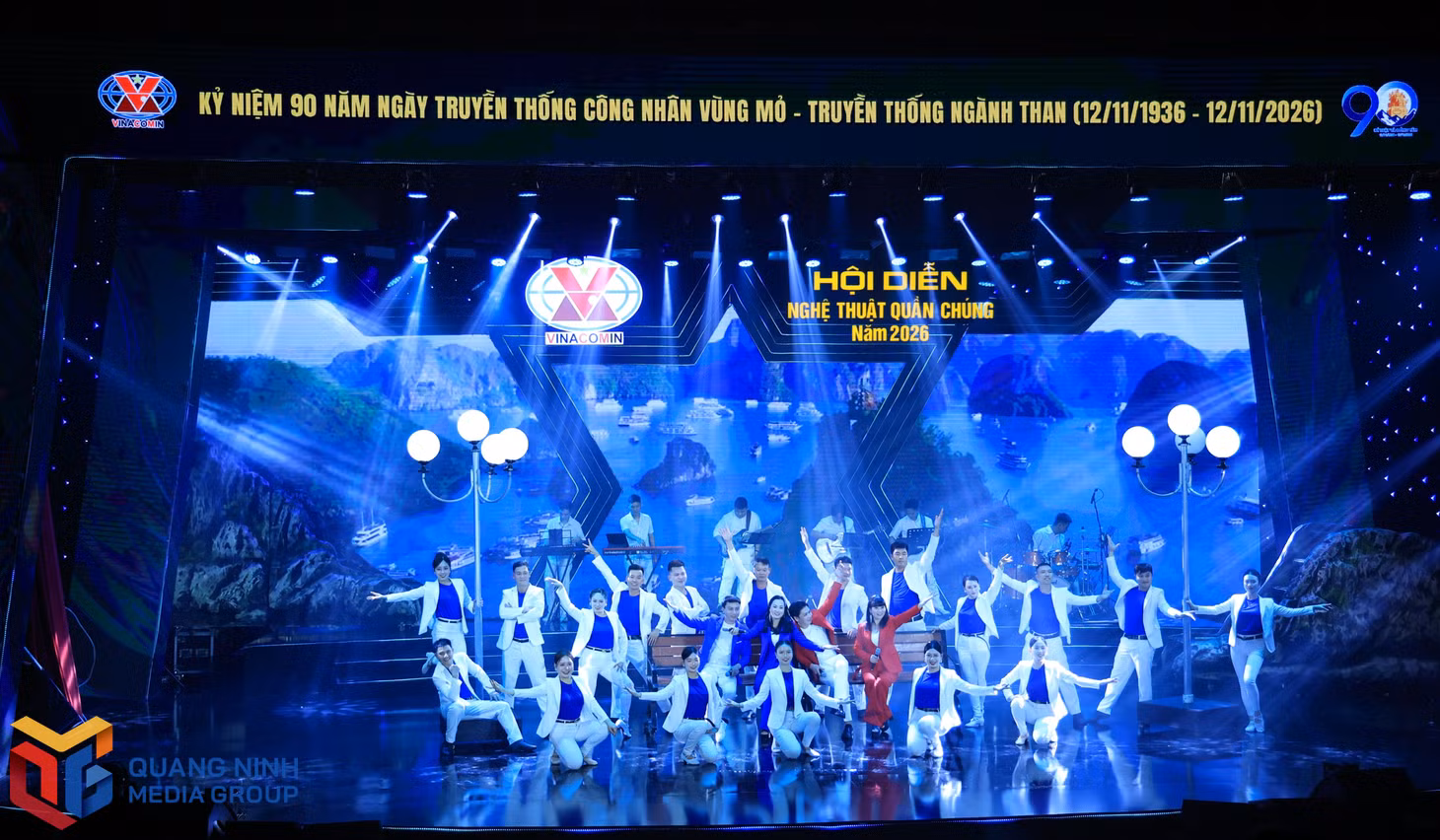 The Hon Gai Coal Company mixed vocal group brings vibrant colours to the song “Quang Ninh - A city in the morning sun”.