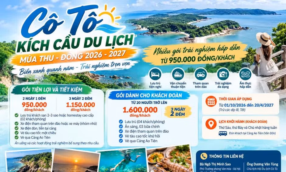 Co To launches Autumn-Winter tourism promotion campaign